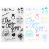 DIY Wedding Clear Stamps -  The Big Day Clear Stamps - Stamping & Papercraft Supplies - Wildflower + Co.
