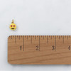 JW00188-A Emoji - Heart Eyes - Love - Happy Smiley Face - Charm Pendant - Gold - Wildflower + Co Jewelry