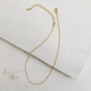 Superfine 15" Chain Necklace, Gold - Wildflower + Co.