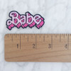 Babe Drippy Letters Pink Patch - Iron On Patches Applique Wildflower Co