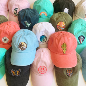  Baseball Hat - Choice of Embroidered Patch & Hat Color