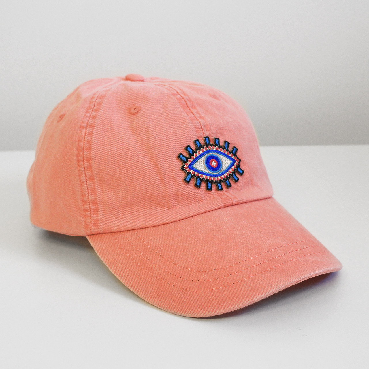Evil Eye Embroidered Baseball Hat - Choose Color | Wildflower + Co.