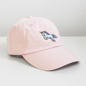 Unicorn Embroidered Baseball Hat - Cap - Patch - Pastel - Wildflower + Co.