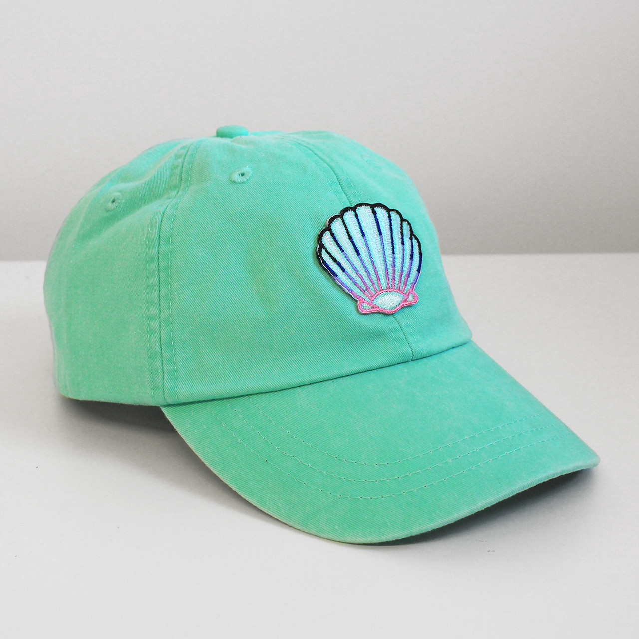 Seashell Embroidered Baseball Hat - Choose Color | Wildflower + Co.