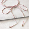Wrap Necklace - Bolo - Bolero - Blush Pink - Mannequin
