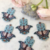 TR00132MLTOS Hamsa Butterfly Patch - Iron On Patches - Mystical - Blue - Wildflower + Co (13)