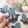 TR00132MLTOS Hamsa Butterfly Patch - Iron On Patches - Mystical - Blue - Wildflower + Co (13)