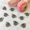 TR00141MLTOS Bee Patch - Bumblee Bee - Iron On Patches - Dainty - Wildflower + Co 