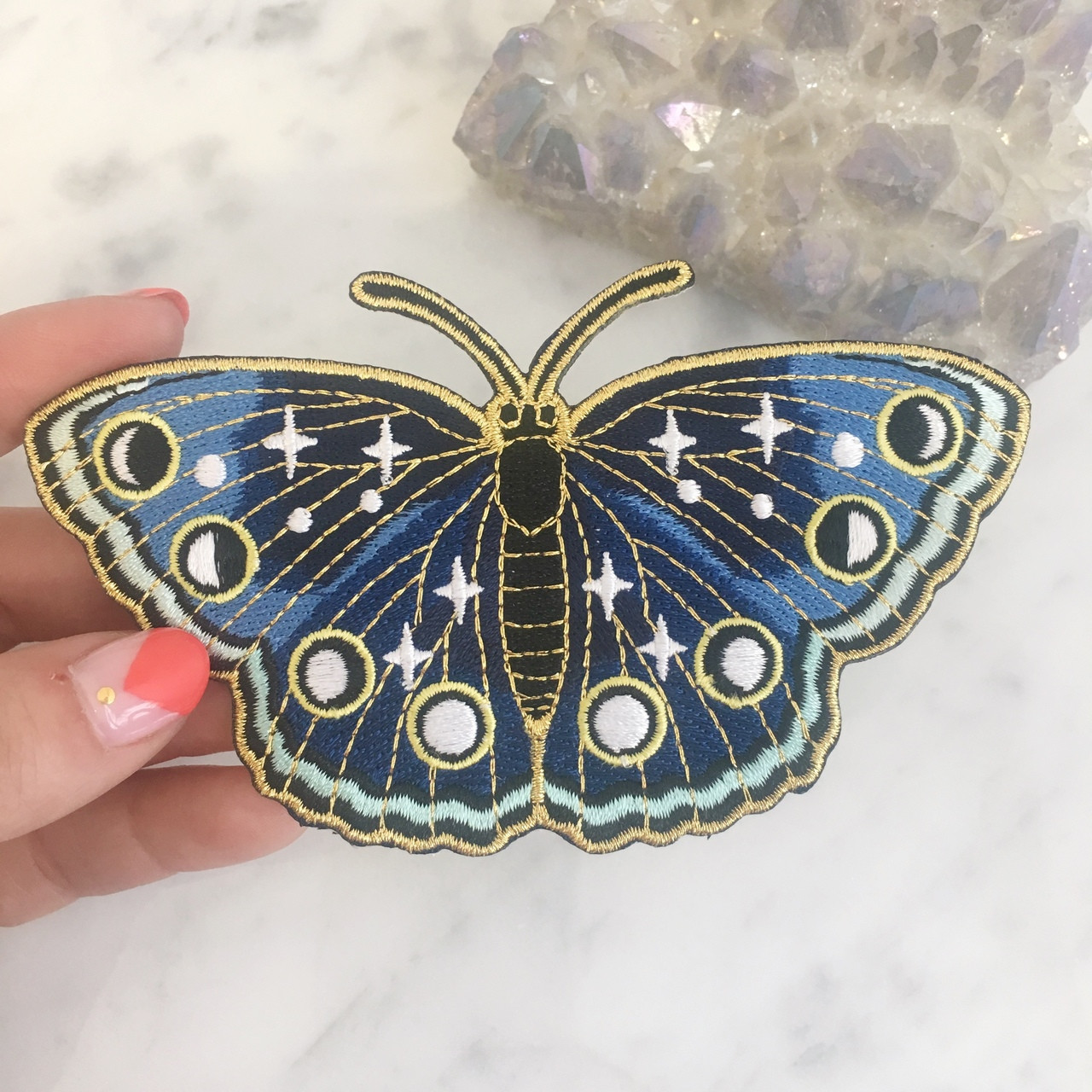 Night Butterfly Patch | Moon Phases | Wildflower + Co.
