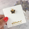 Night Butterfly Charm Pendant - Gold - Packaged - Wildflower Co