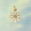 JW00411-GLD-OS-R - Daisy Charm Gold Pendant - Charms, Pendant, Jewelry  Wildflower + Co. Jewelry