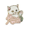 Just Kitten Around Pin |Fluffy White Cat | Wildflower + Co. 
