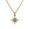 Dainty Gold North Star Necklace - North Star Necklace, Pave Crystal & Gold - Wildflower + Co.