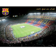 BARCELONA Nou Camp Stadium Official Soccer  Poster 2015/16-#412