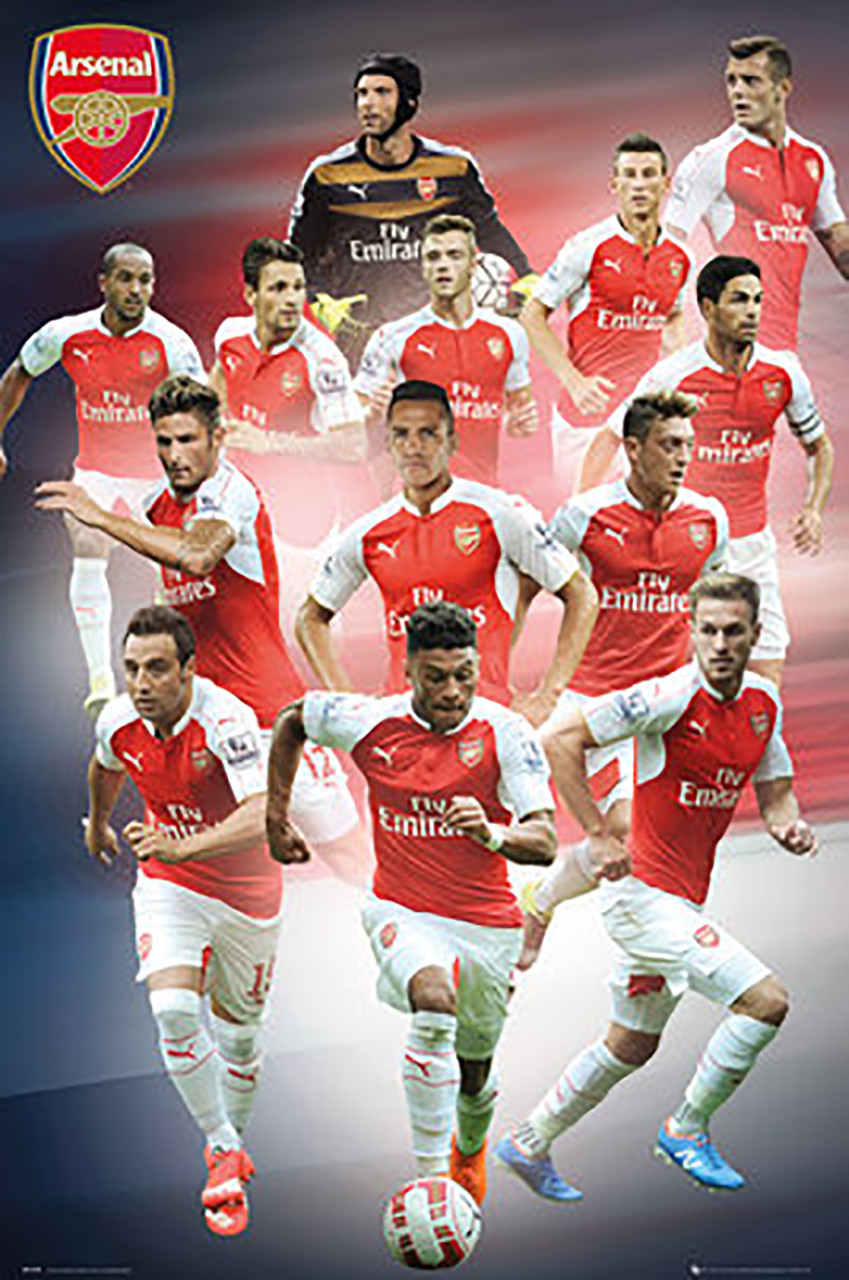 Arsenal Players Official Soccer Player Poster 2015/16 - Buy Online
