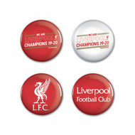 Liverpool FC Champions' Button Badges