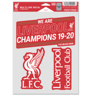 Liverpool FC Champions' Decal Set 3-Pk