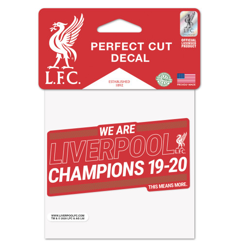 Liverpool FC Champions' Decal