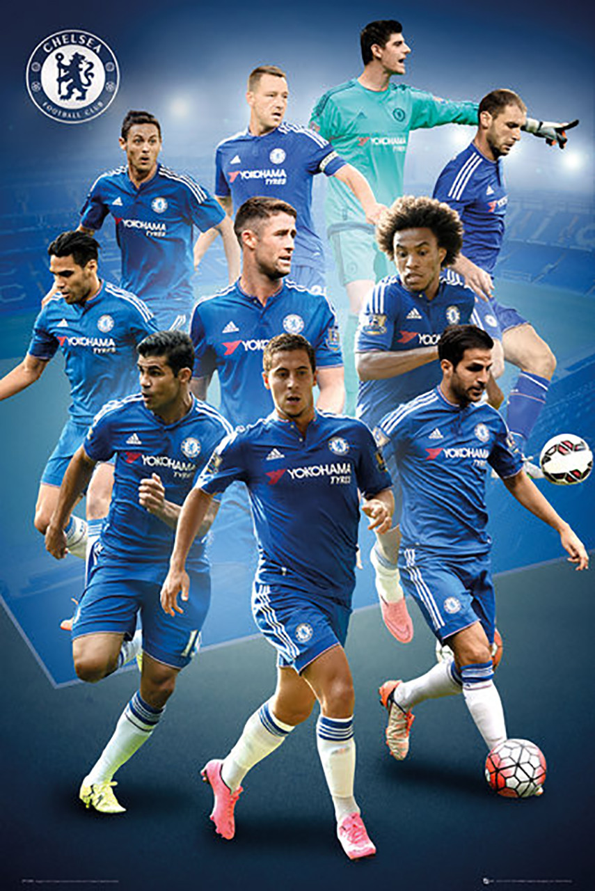 Chelsea Players Official Soccer Player Poster 2015 16 Buy Online Soccermadusa Com
