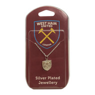 West Ham United FC Silver Plated Necklace  Jewelry