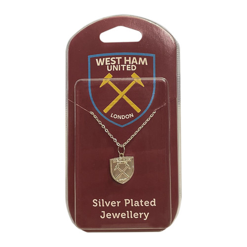 West Ham United FC Silver Plated Necklace  Jewelry
