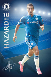 CHELSEA HARZARD Official Soccer Player Poster 2015/16-#295