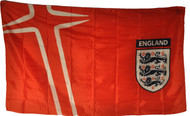 ENGLAND CREST Style Licensed Flag 5' x 3'