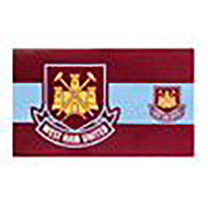 WEST HAM FC STRIPE Style Licensed Flag 5' x 3'