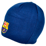 BARCELONA FC Official Navy Beanie Hat