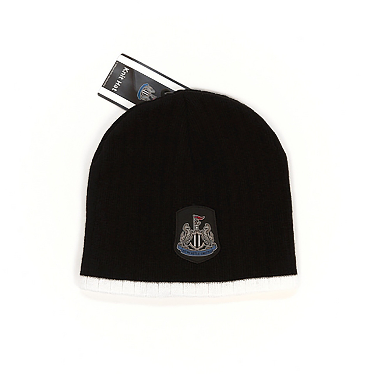 Newcastle United Fc Black Beanie Hat
