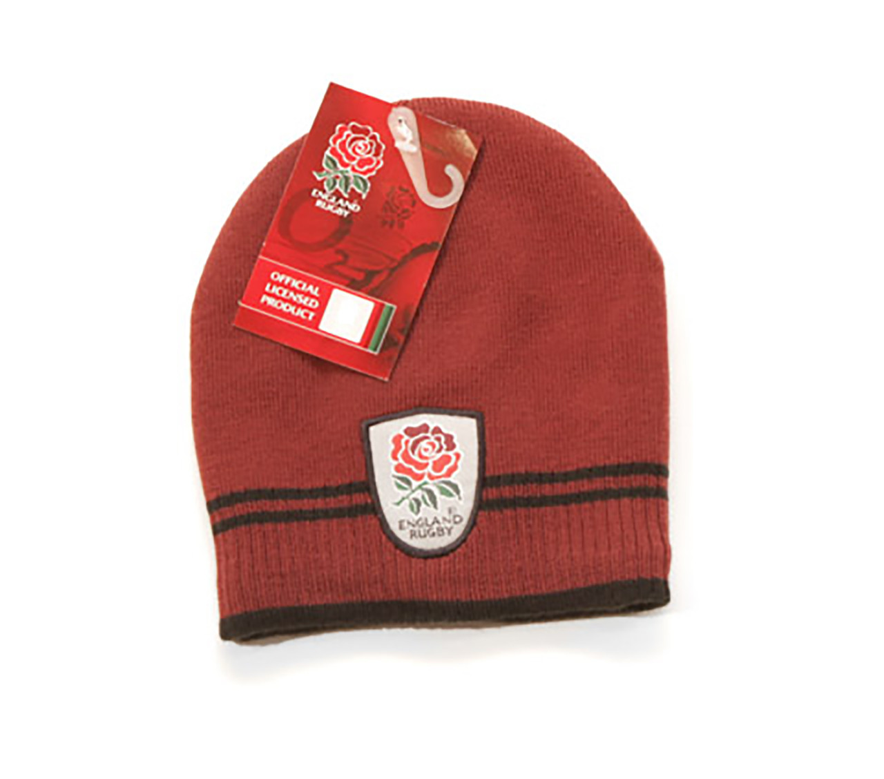 England Rugby Maroon Beanie Hat