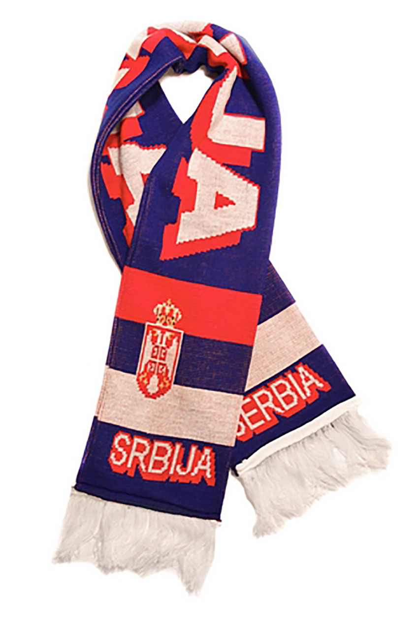 Serbia Football Scarves for Men Serbian Flag Scarf Fans Gift