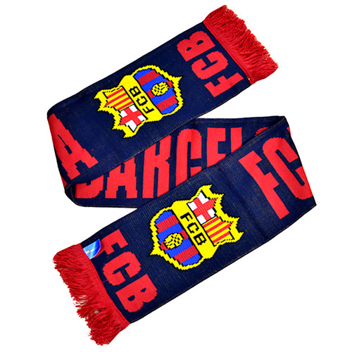 BARCELONA FC Licensed Navy Scarf