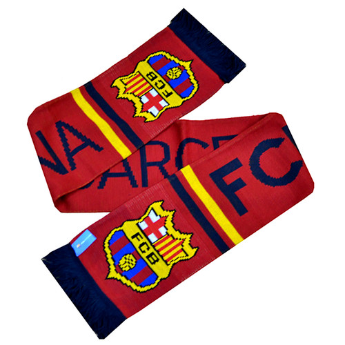BARCELONA FC Licensed Stripe Scarf