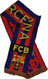 BARCELONA FC Licensed Bufanda Blue/Red/ Yellow Scarf