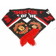 MANCHESTER UNITED FC Licensed Pride of the North Scarf