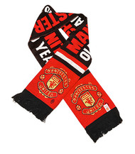 MANCHESTER UNITED FC Licensed Old Trafford 100 Years Scarf