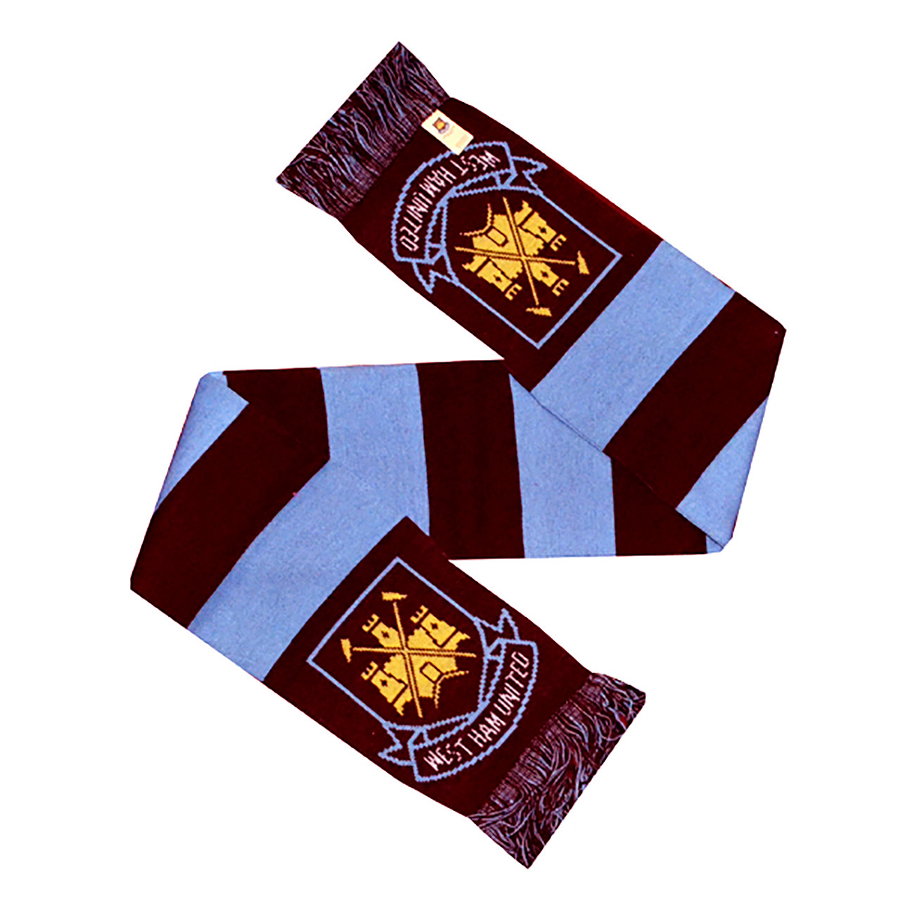 West Ham FC Licensed Woodmark Scarf - Licensed Fan Scarf