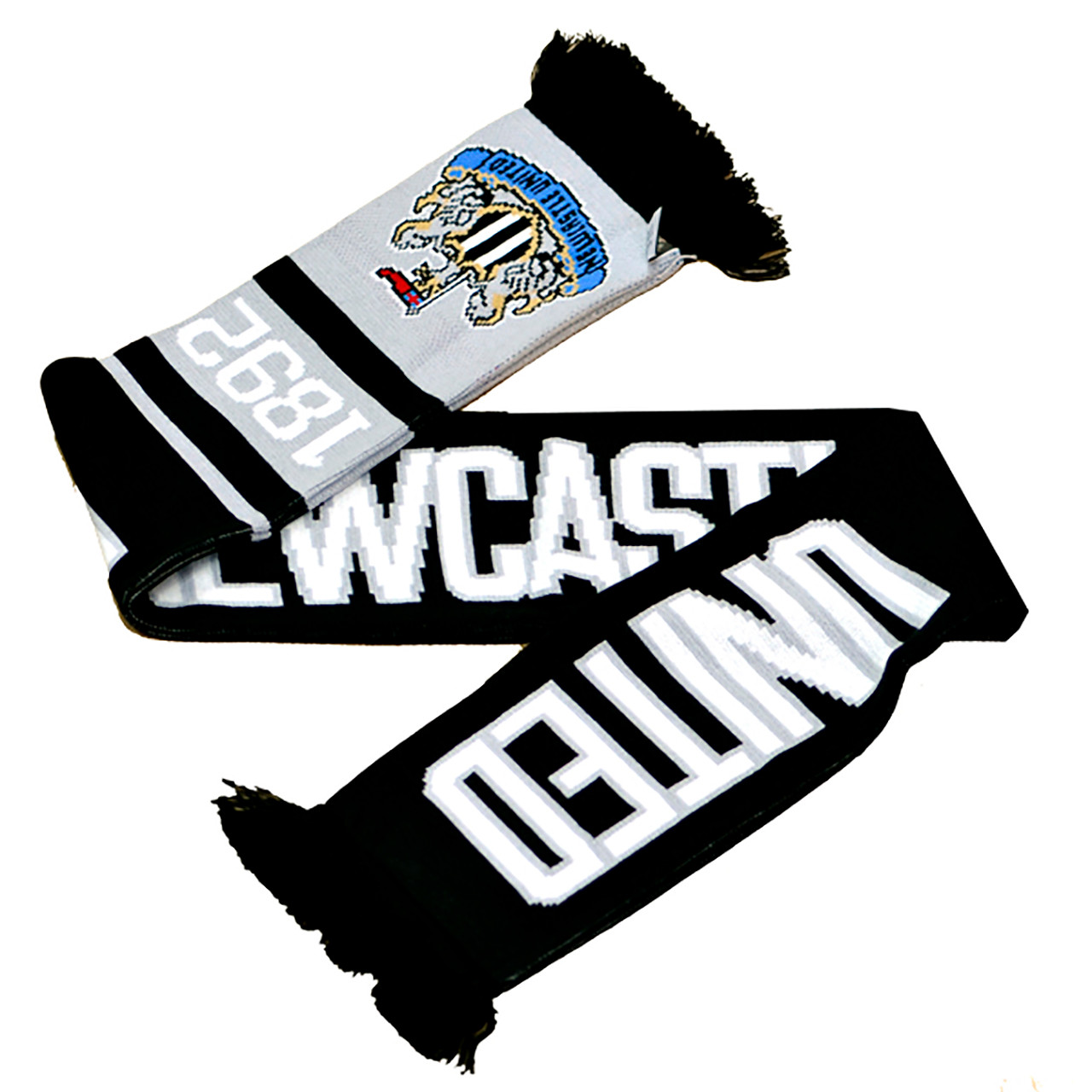 Newcastle United Fc Licensed Nero Scarf Licensed Fan Scarf