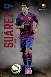 BARCELONA FC   Official Luis Suarez  Poster 14/15-#823