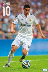 REAL MADRID FC Official James Poster 14/15-#836