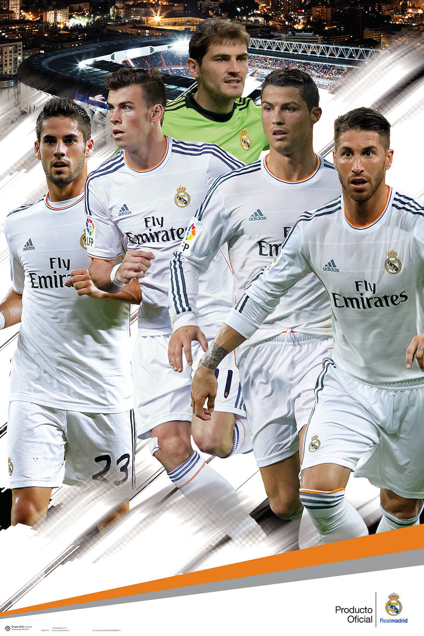 Real Madrid - Soccer Poster (Star Players - In Action - Season
