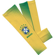 CBF Brasil Sleefs Compression Sleeves l- Yellow/ Large Pair