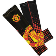 Manchester United FC Sleefs Compression Sleeves -Black Crest Pair