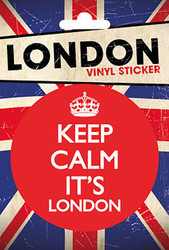LONDON Vinyl Stickers- Keep Calm It's London