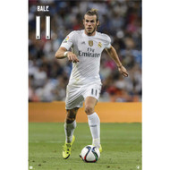 Gareth Bale Real Madrid Action Soccer Player Poster 2015/16 - Buy Online SoccerMadUSA.com