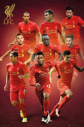 SIZE: 24" x 36" THE REDS THE PLAYERS SOCCER POSTER Details about   FC LIVERPOOL 