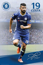 CHELSEA DIEGO COSTA  Official Soccer Player Poster 2016/17-#391