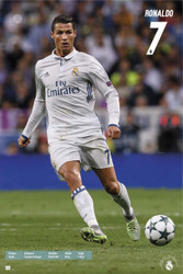 REAL MADRID FC, Ronaldo Action Soccer Player Poster 2016/17-#77