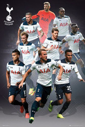 TOTTENHAM SPURS PLAYERS MONTAGE Official Poster 2016/17-#398